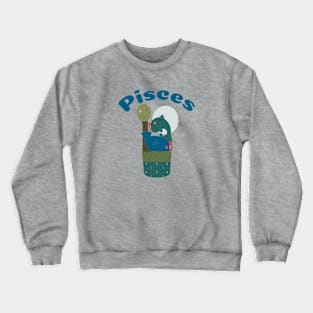 Pisces - Zodiac Lovely Universe tree Crewneck Sweatshirt